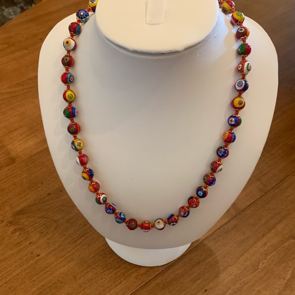 Vintage Italian Venetian Murano Glass Beaded Necklaces - Picture 7 of 7